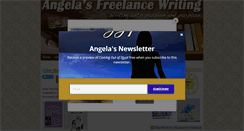 Desktop Screenshot of angelasfreelancewriting.com